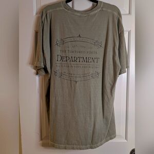 Taylor Swift Tortured Poets Department Chair Graphic Tee XL Sage Green